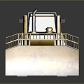 Yellow Old Rusty Heavy Duty Bulldozer With Tracks And Front Blade