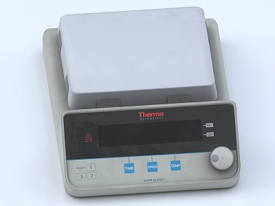 Thermo Industrial Equipment With Digital Display Control Buttons And Adjustment Knob 3d model