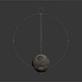 Elegant Spherical Hanging Decor With Chain For Home Living Supplies