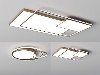 modern ceiling lamp 3d model