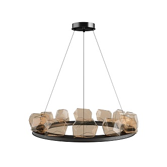 Modern chandelier 3d model