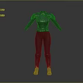 Game Movie Character Dark Slim Fit Combat Outfit With Shoulder Armor And Leg Guards