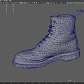 Next Generation Boots Medium Boots Leather Boots PBR White Boots 3d model