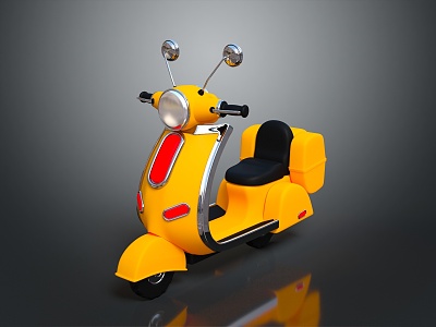 Modern Motorcycle Scooter Two-wheeled Motocross Motorcycle model