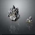 Natural Wood Stone Crystal Cluster Decorative Ornaments Large And Small With Shiny Texture