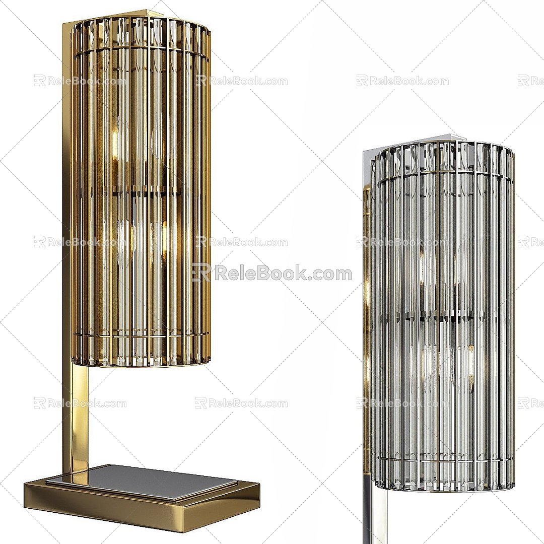 Modern Table Lamp Crystal Table Lamp Metal Table Lamp Glass Table Lamp 3d model