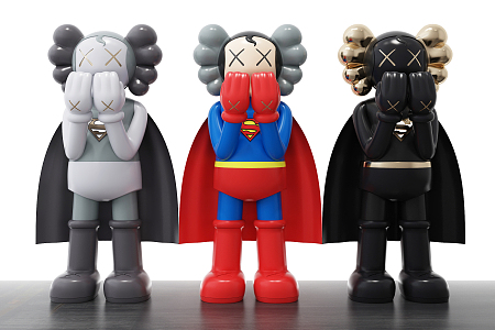 Modern Kaws Toys 3d model