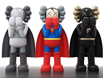 Modern Kaws Toys 3d model