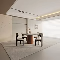 Modern table combination 3d model