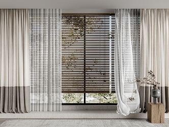 Modern Curtains 3d model