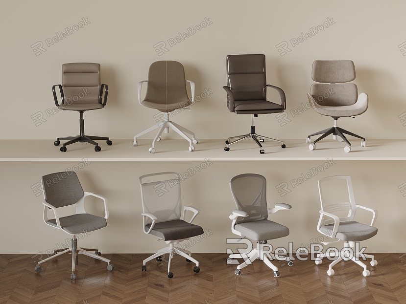 Modern office chair model