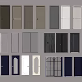 Various Hinged Doors With Different Colors And Modern Designs For Interior Spaces