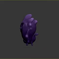 Two Purple Creature Characters With Big Eyes Small And Large Bodies Featuring Tentacles And Limbs