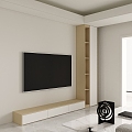 TV cabinet living room 3d model