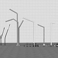 Modern landscape lamp 3d model