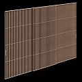 Modern Sliding Door With Vertical Slats Stylish Design For Home Interior Spaces