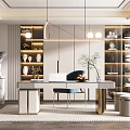 Light Luxury Study 3d model