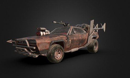 Mad Max Cars 3d model