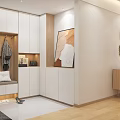 Bright Modern Open Concept Living And Dining Room With Wood Tone Decor And Connected Kitchen