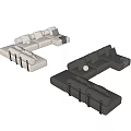 Light Luxury Corner Multiplayer Sofa Collection 3d model