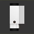 Efficient Electronic Device with Multiple Cooling Fans Silver Casing and Connected Cables