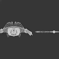 Hooded Game and Movie Character in Dark Fantasy Armor With Giant Scythe