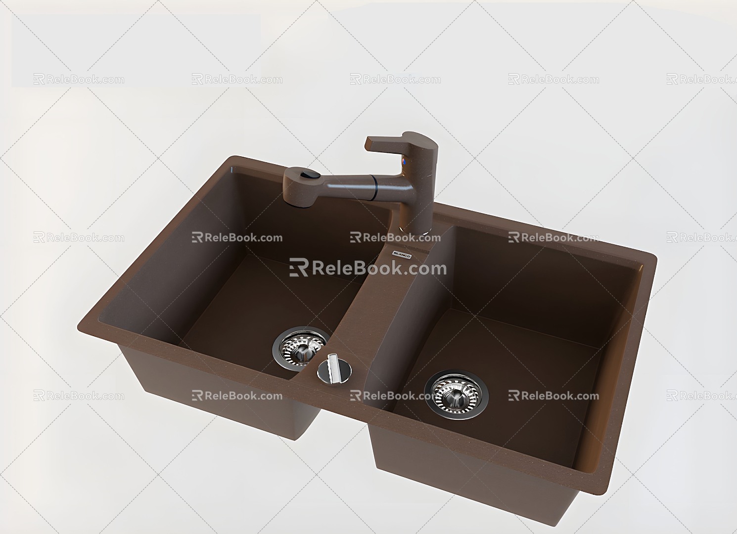 Wash basin wash basin faucet kitchen hardware 3d model