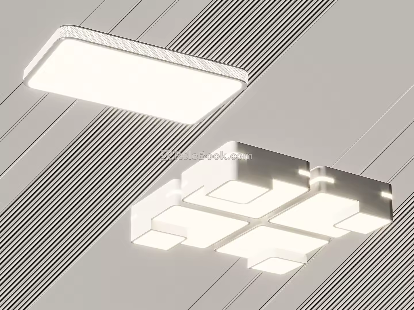 modern ceiling lamp 3d model