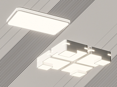 modern ceiling lamp 3d model