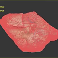 Natural Stone Slab With Blue Red Veins And Natural Texture Perfect For Home Decor