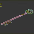 Vintage Golden Key With Intricate Design Ornate Handle And Antique Craftsmanship