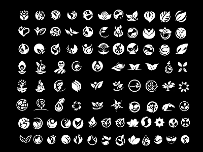 Modern plant leaf leaf Icon 3d model