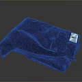 Dark Colored Folded Pants With White Label For Daily Life Essential Wear