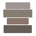 Assorted Colored Sofa Cushions With Soft Fabric And Various Textures