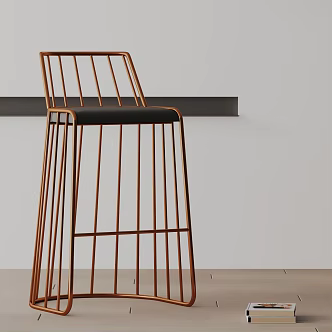 Modern Bar Chair 3d model