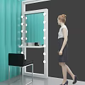 Nova Trendy Toys Store Photo Check-in Spot With Pink Green Decorations And Balloons