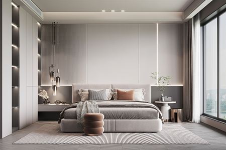 Modern Bedroom 3d model