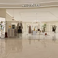 MRS ZONA Clothing Store With Mannequins Clothing Displays Green Plants And Bright Interior