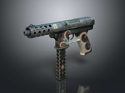 rifle semi-automatic rifle combat rifle battle rifle carbine war rifle attack rifle 3d model