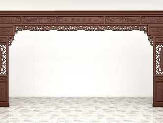 Medium Door Arch Floor Cover 3d model