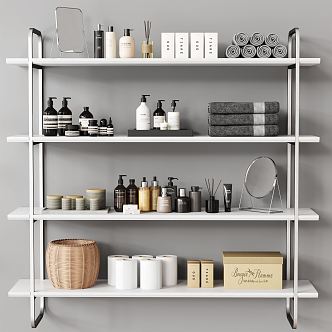 Modern toiletries 3d model