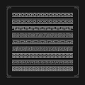 Carved lines waist line 3d model