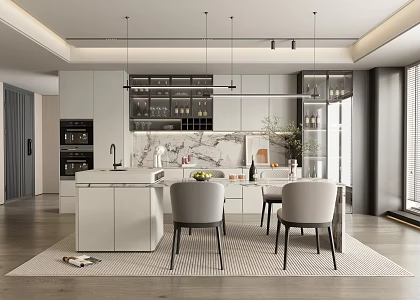 Modern Restaurant 3d model