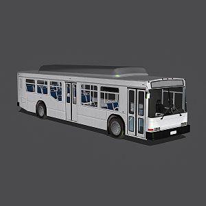 modern bus 3d model