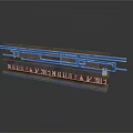 Architectural Double Layer Building Component With Metal Frames And Wooden Panels