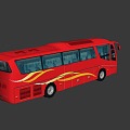 Modern Bus Bus Bus Bus Passenger Car Transportation Vehicle Car School Bus Tourist Car Passenger Car Sightseeing Car 3d model