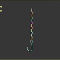 Hardware Tools Metal Chain With Connected Rings And Sturdy Hook For Industrial Applications