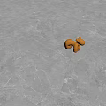 Gray Marble Texture Floor Tiles With Small Brown Wooden Animal Toy On Surface