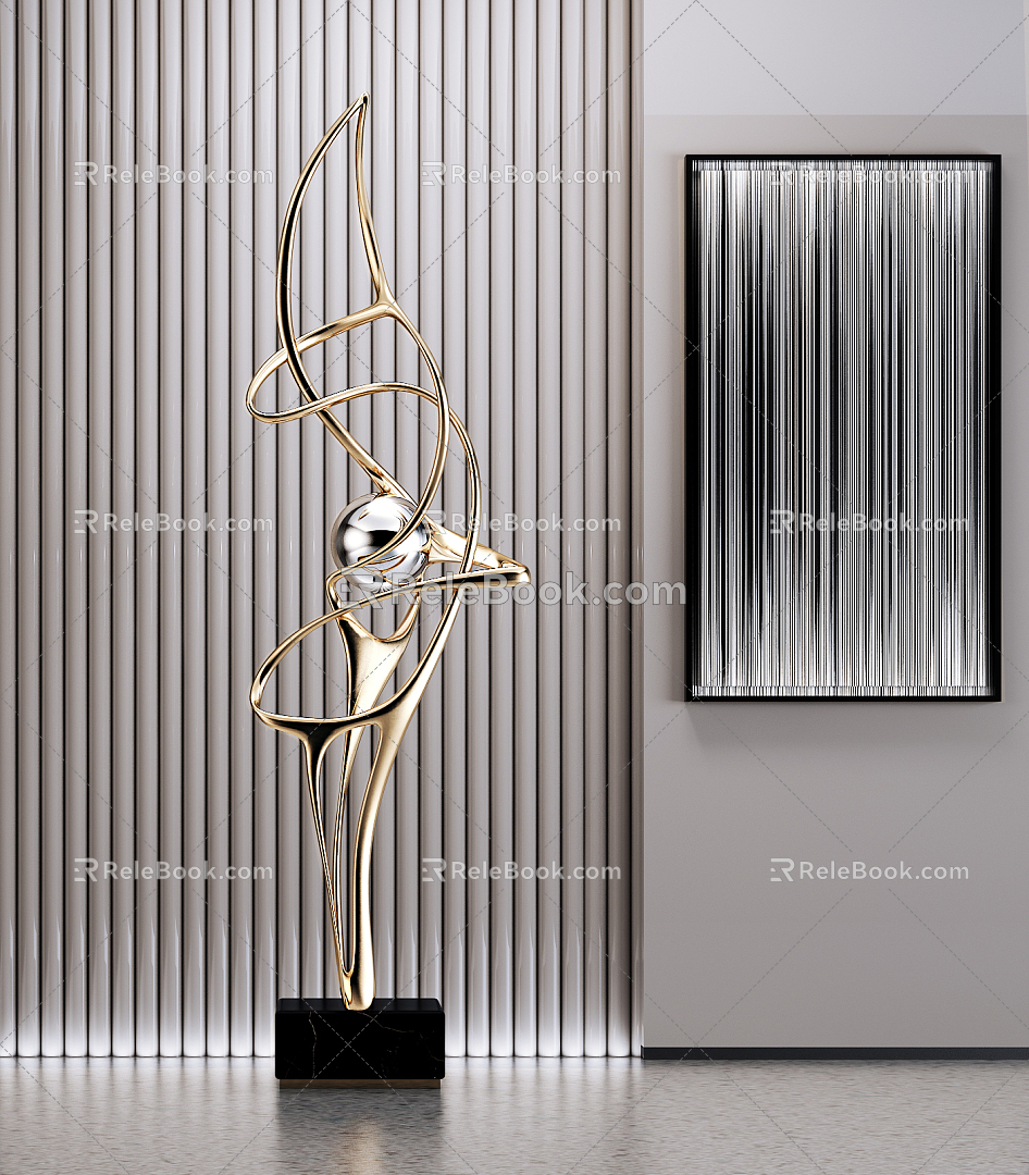 Modern Sculpture Sculpture Ornaments 3d model