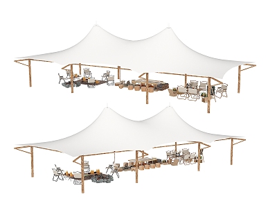 Equipment outdoor tent 3d model